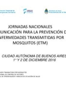 Presentación de Virginia Introini, Coordinación de Control de Vectores del Ministerio de Salud de la Nación