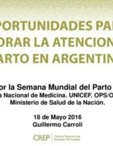 Oportunidades para mejorar la atención del parto en Argentina