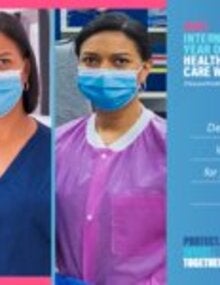 Postcard. Year of Health and Care Workers 2021