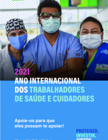 Banner - Ano Internacional dos Trabalhadores de Saúde e Cuidadores 2021