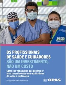 Poster - Ano Internacional dos Trabalhadores de Saúde e Cuidadores 2021