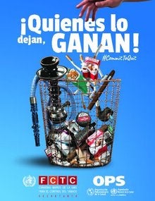 ¡Quienes lo dejan, ganan! (afiche)