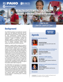 Flyer. Health Systems Resilience: Lessons from the COVID-19 Pandemic 