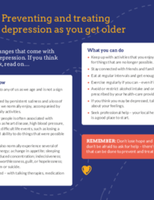 Depression as you get older