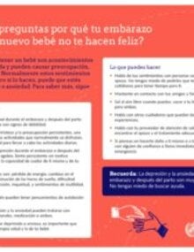 La depresión durante el embarazo