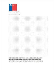 National Testing, Tracing, and Isolation Strategy (Chile)