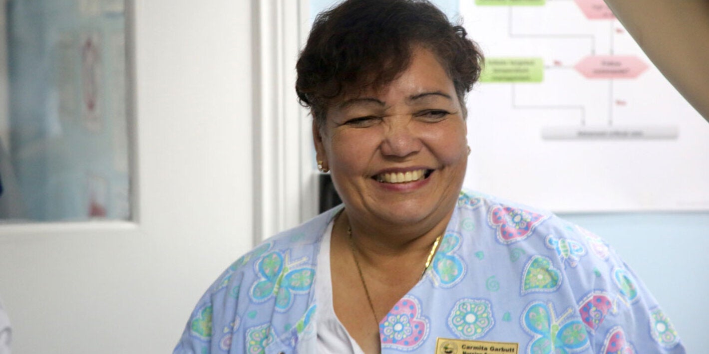 Health worker in Belize