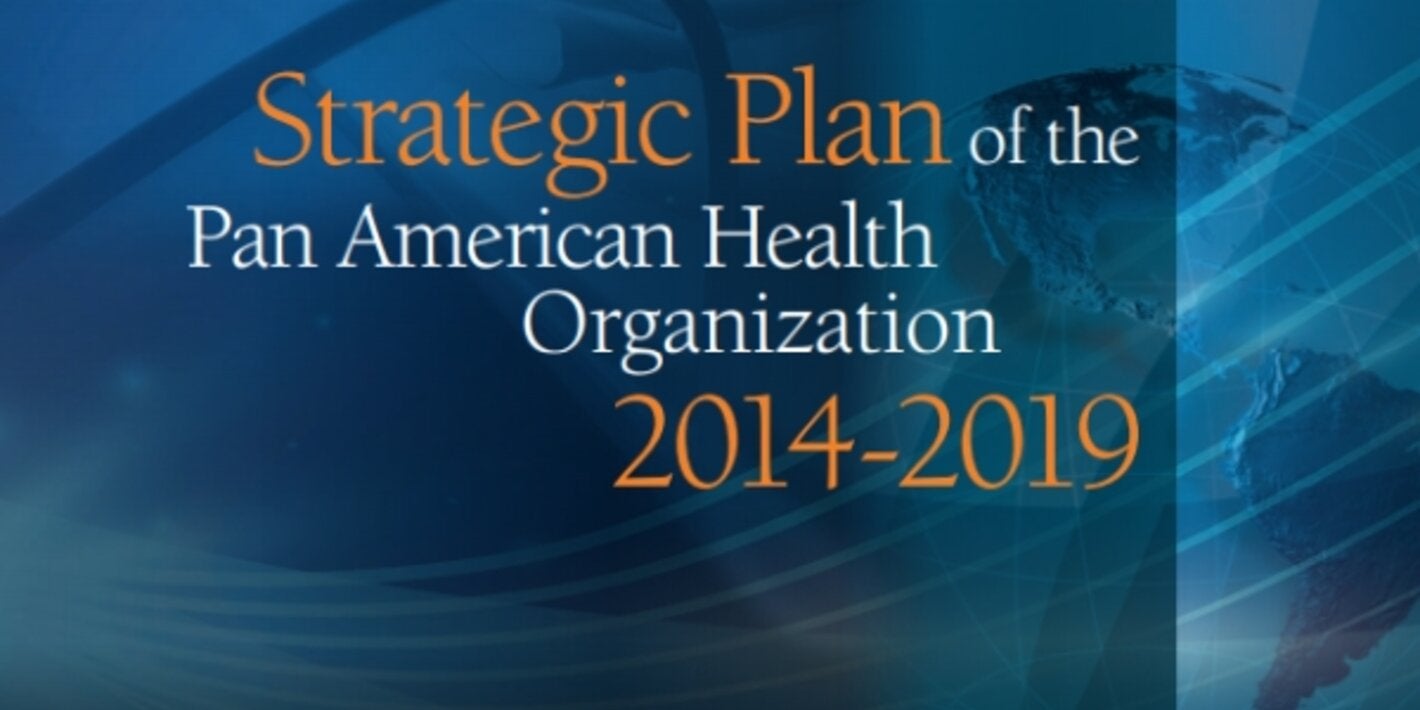 Strategic Plan of the Pan American Health Organization 2014-2019