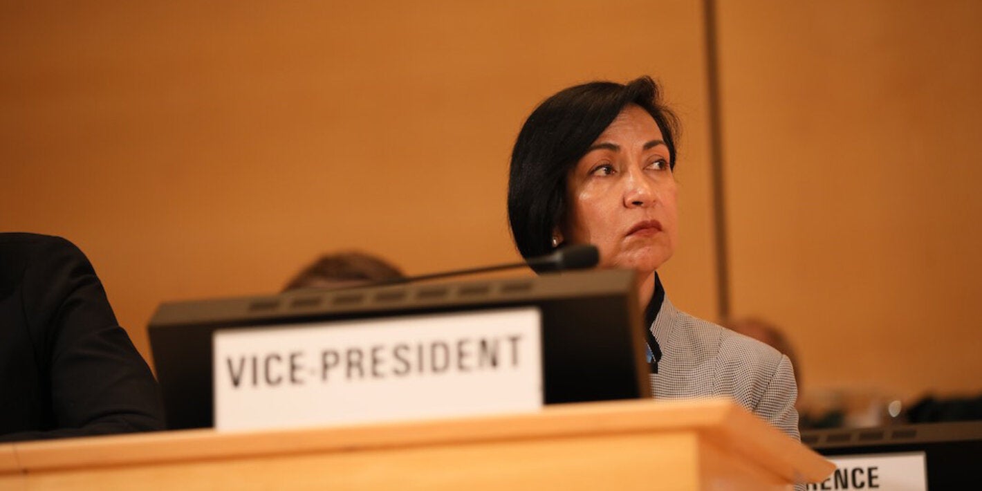 Mexico’s ambassador to United Nations in Geneva, Ms. Socorro Flores Liera