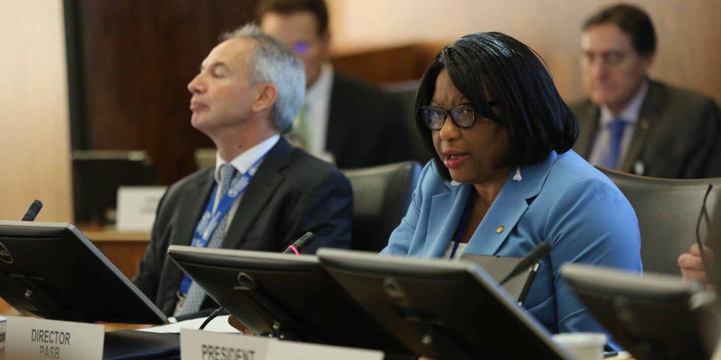 164th session at the World Health Organization's (WHO) regional office for the Americas