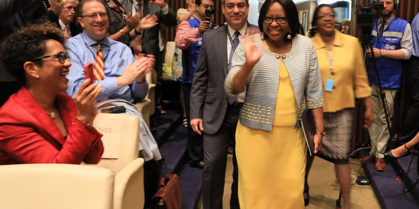 Carissa F. Etienne es reelegida para un segundo mandato como Directora de la OPS