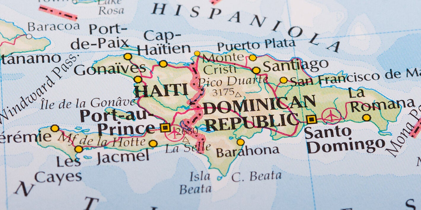 haiti map
