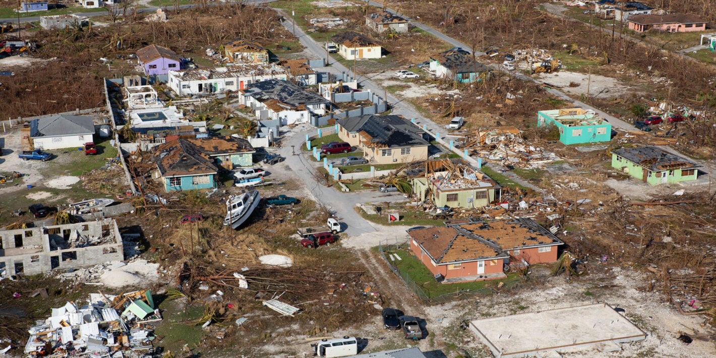 Destruction in the Bahamas