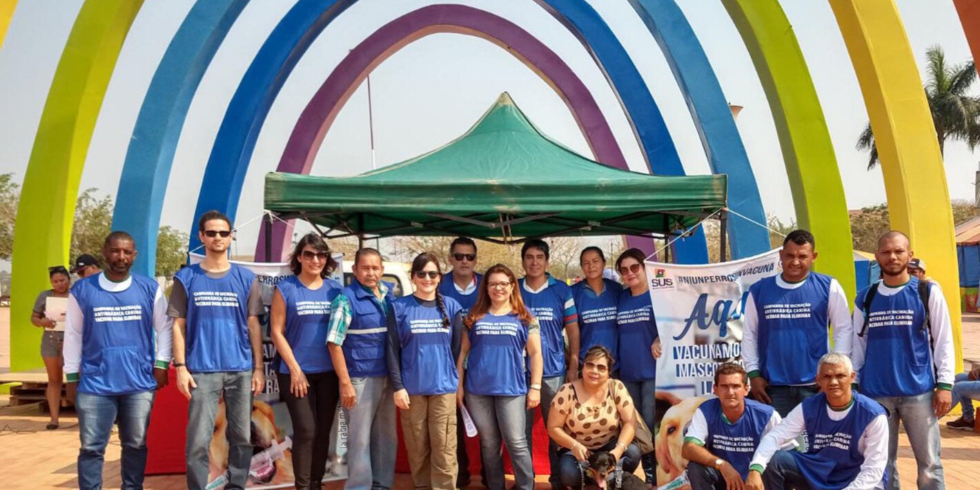 Acción fue posible con el apoyo del Ministerio de Salud de Brasil, Estados y municipios en coordinación con PANAFTOSA OPS/OMS