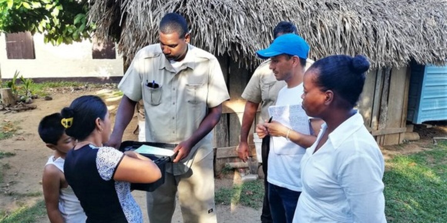 Belize's national malaria program