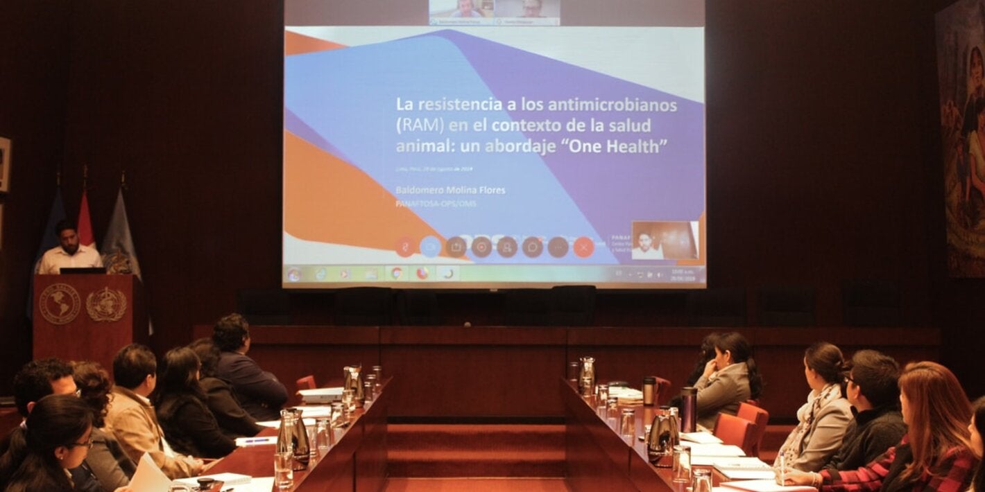 Asistentes a la IV Sesión de la Comisión Multisectorial para enfrentar la Resistencia a los Antimicrobianos