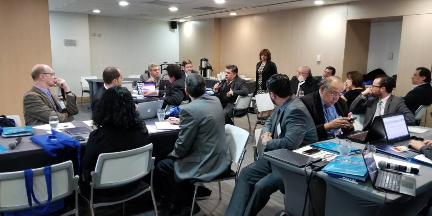 Photo of the meeting in Colombia.