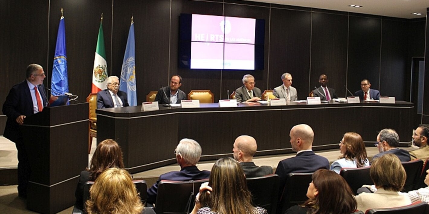 Evento de Lanzamiento de la Iniciativa HEARTS en la Secretaría de Salud de México