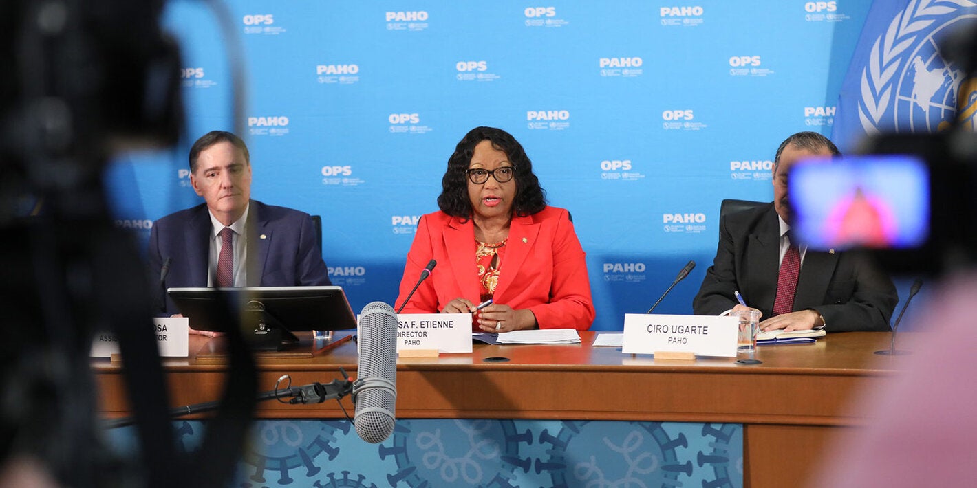 PAHO Director briefs OAS Ambassadors