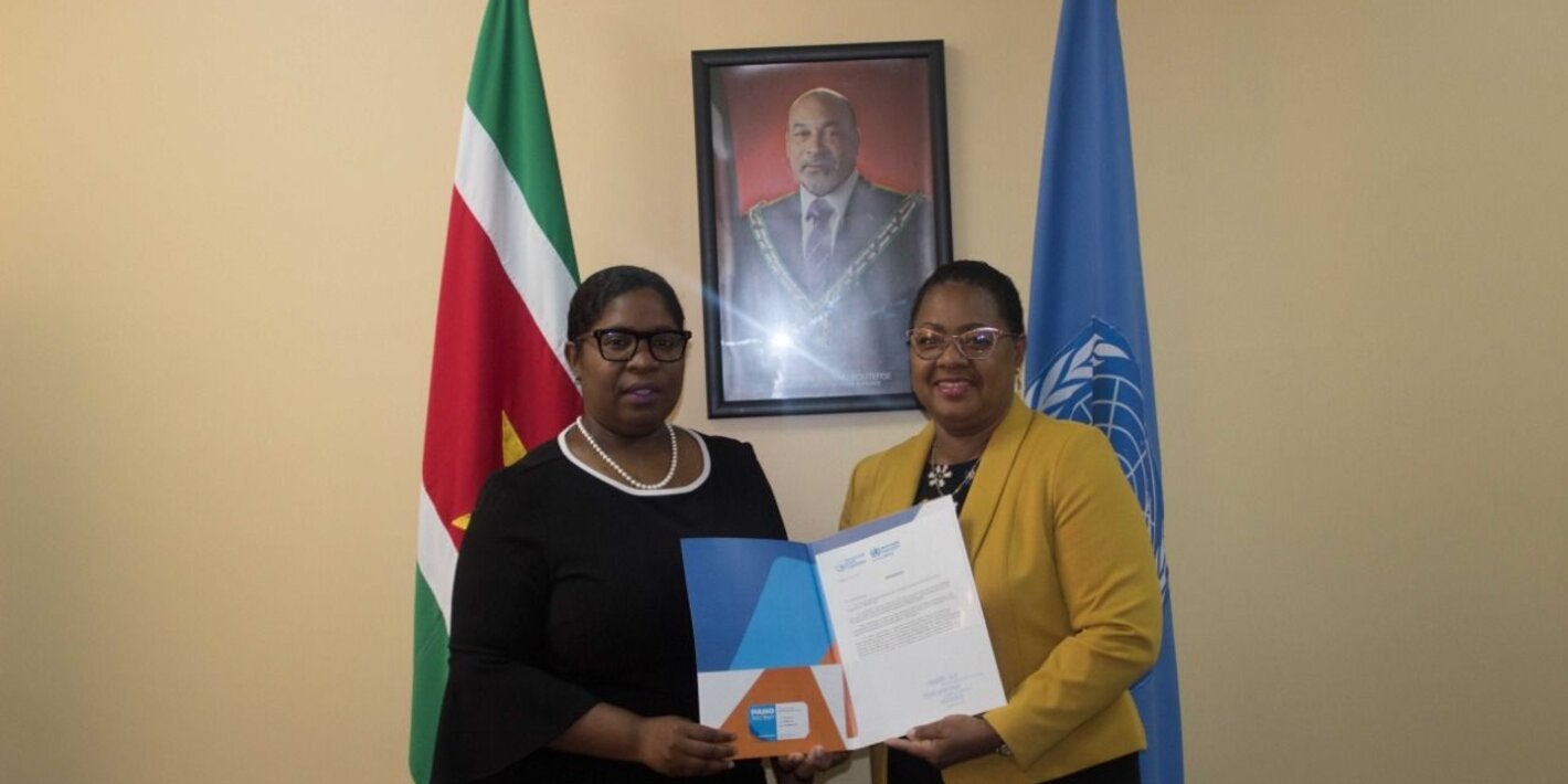 PAHO/WHO has a new Representative in Suriname
