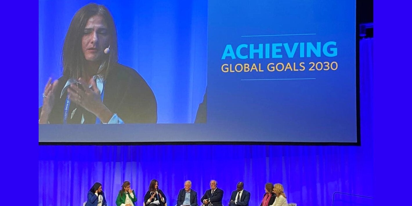 Panel con la Ministra de Transporte de Colombia, with the Ministry of Transport of Colombia, Angela María Orozco Gomez, en la 3ª Conferencia Ministerial sobre Seguridad Vial