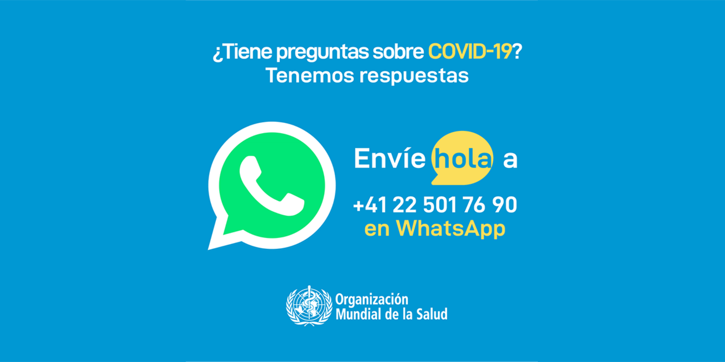 Envíe hola a WhatsApp