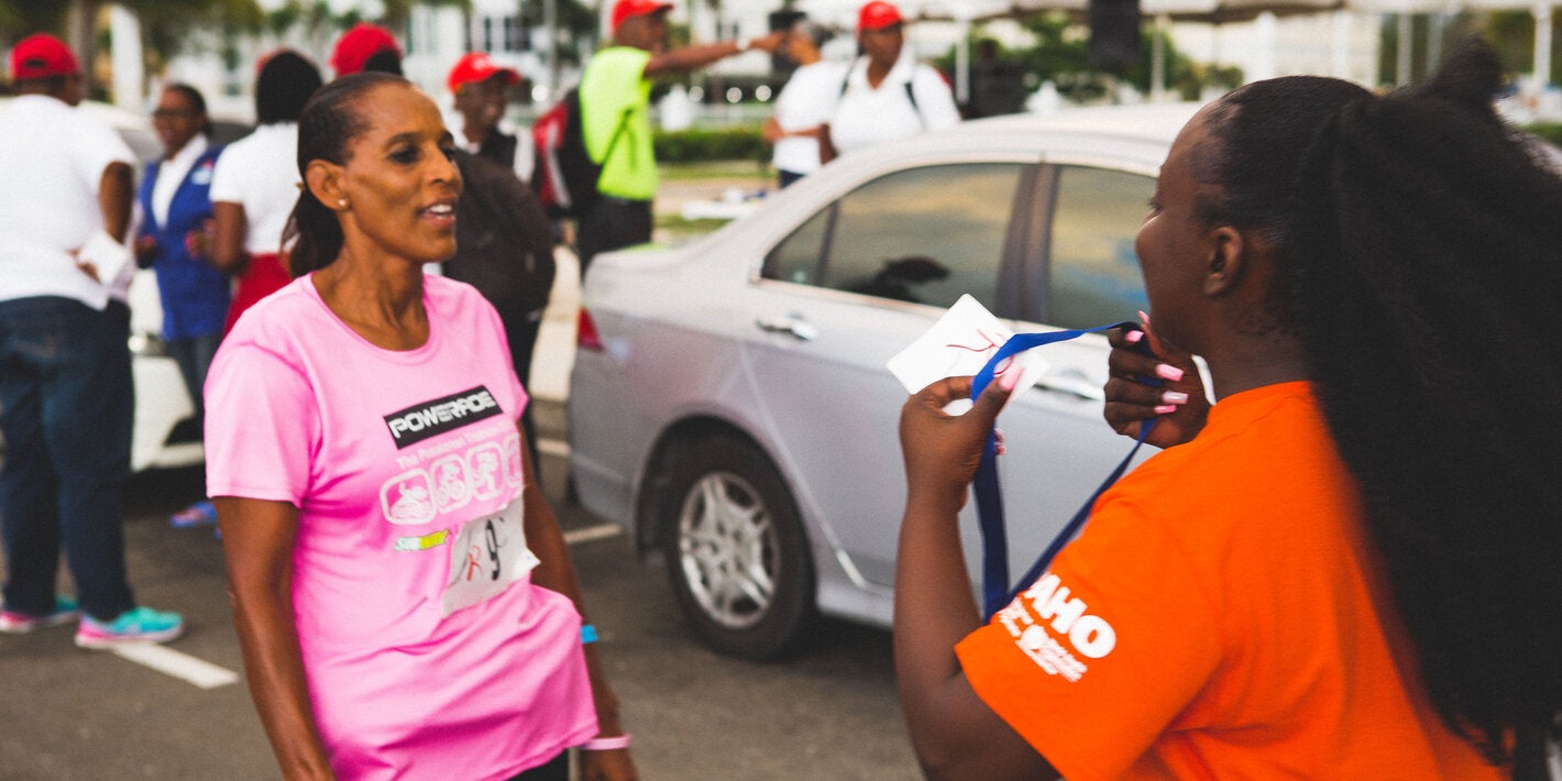 First person to complete the challenge.