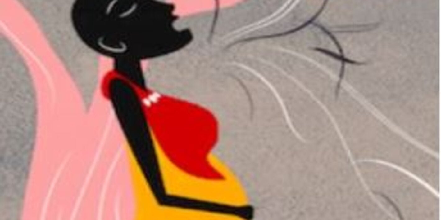 Ilustración mujer embarazada