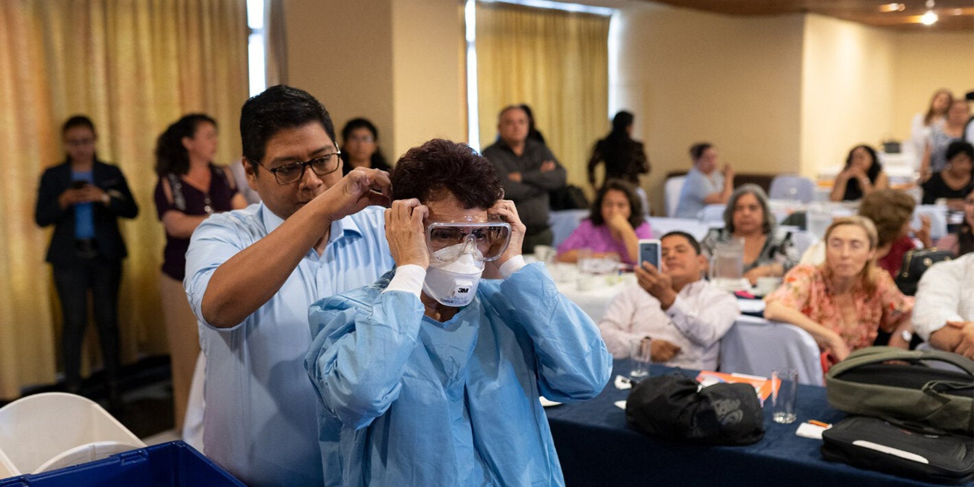 Capacitaciones sobre prevención y control de infecciones