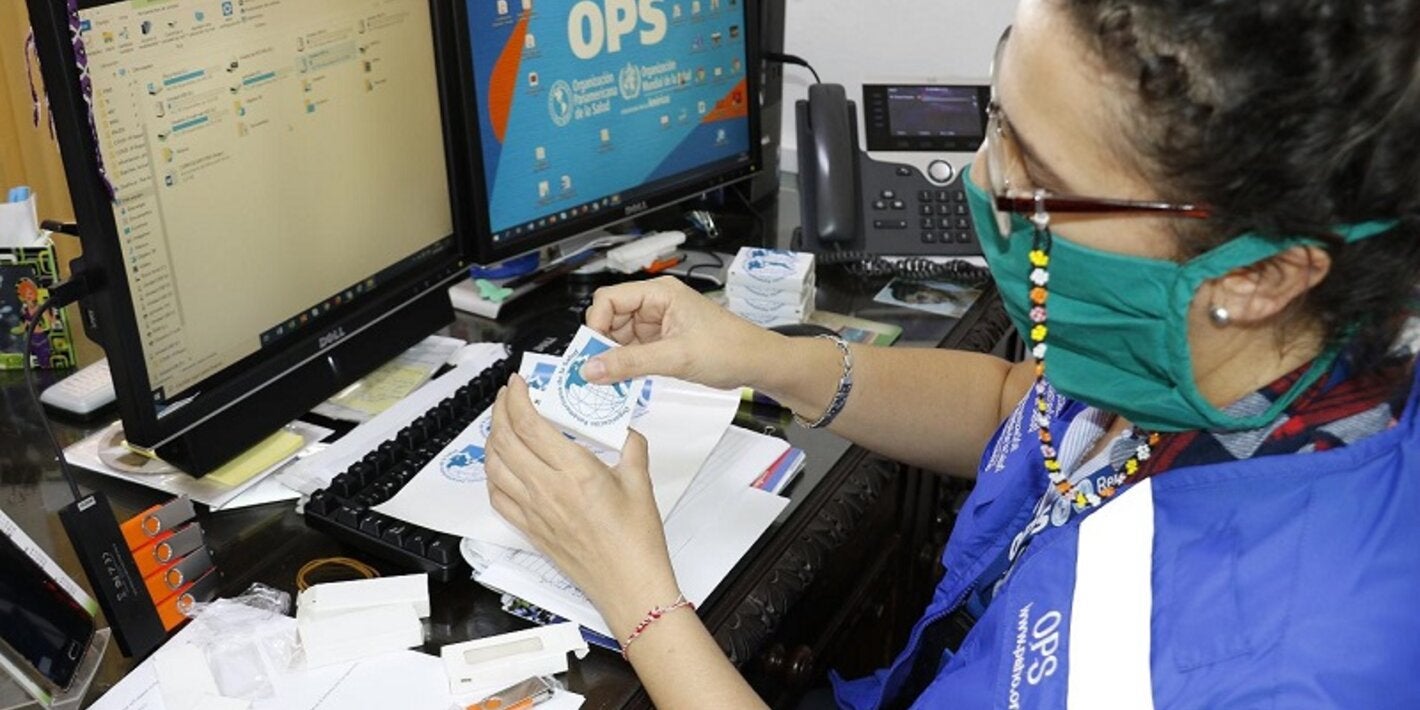 Personal OPS apoya a Cuba durante la pandemia de COVID-19
