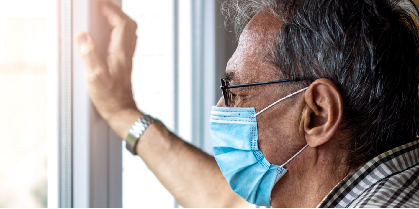 Health worker visits homes