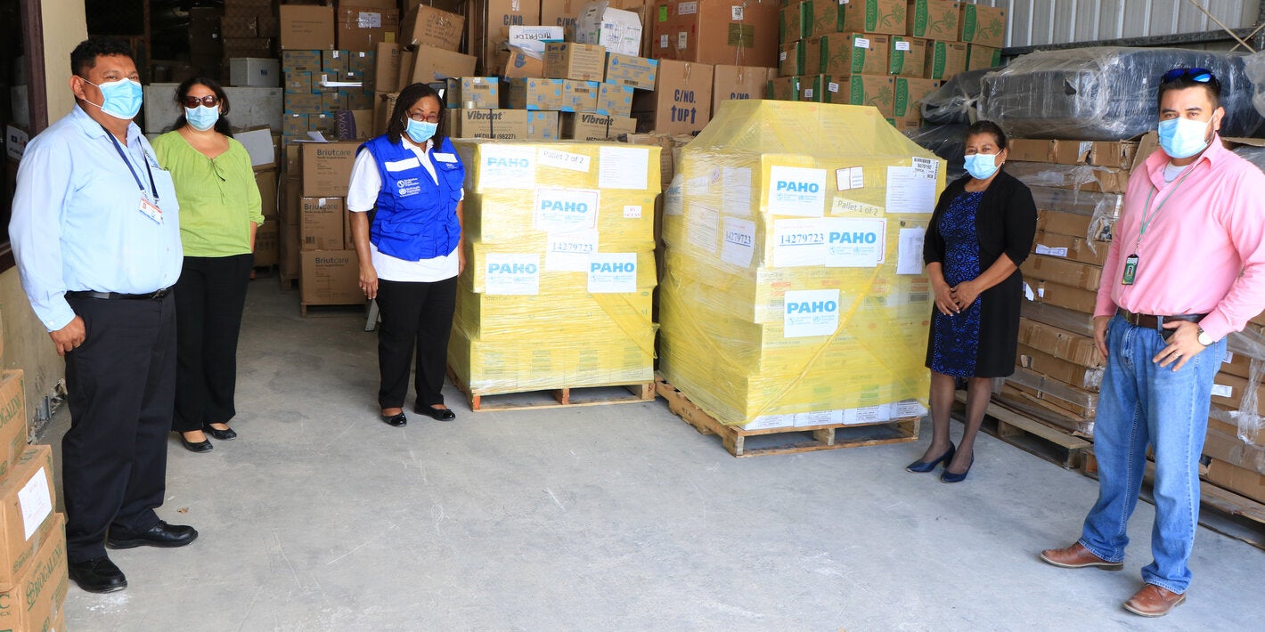 PAHO Belize Donation of PPEs