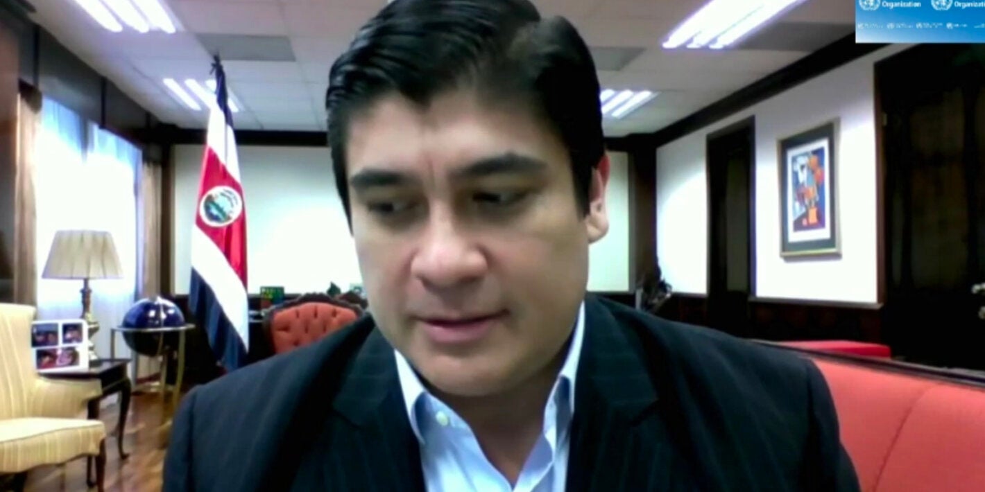 President of Costa Rica, Carlos Alvarado