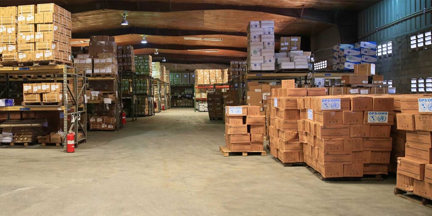 Bodega en Panama. Fondo Estratégico de la OPS