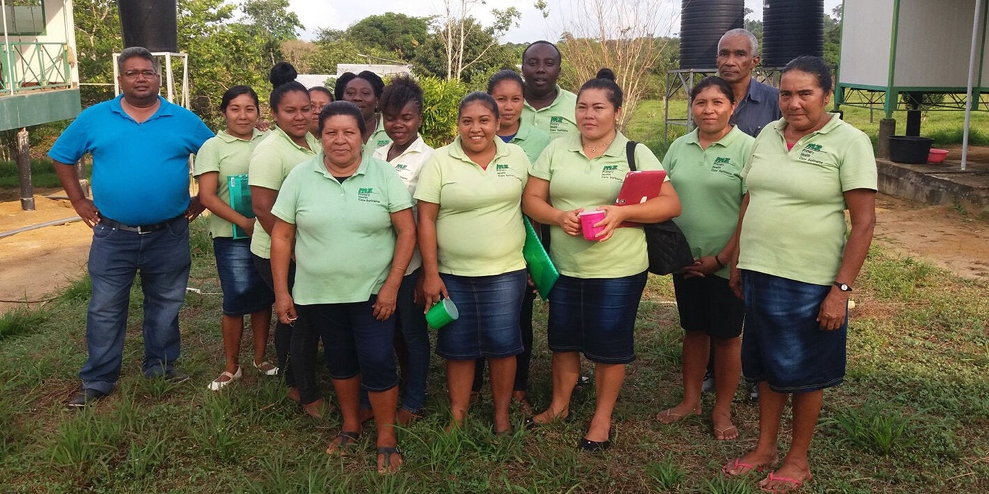 Healthcare workers trained in cervical cancer screening