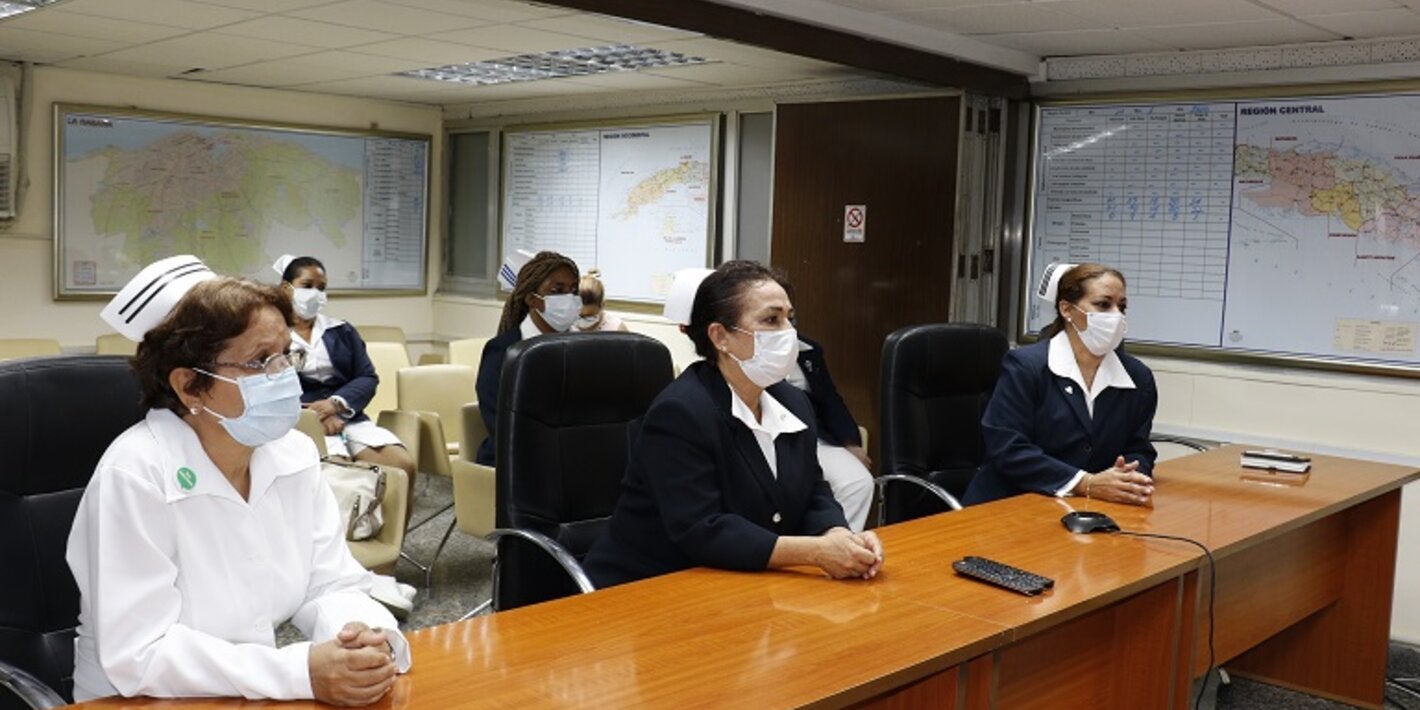 Día de la enfermería en Cuba durante la pandemia