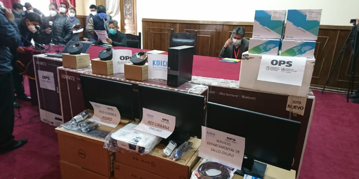 Koica OPS donacion equipos