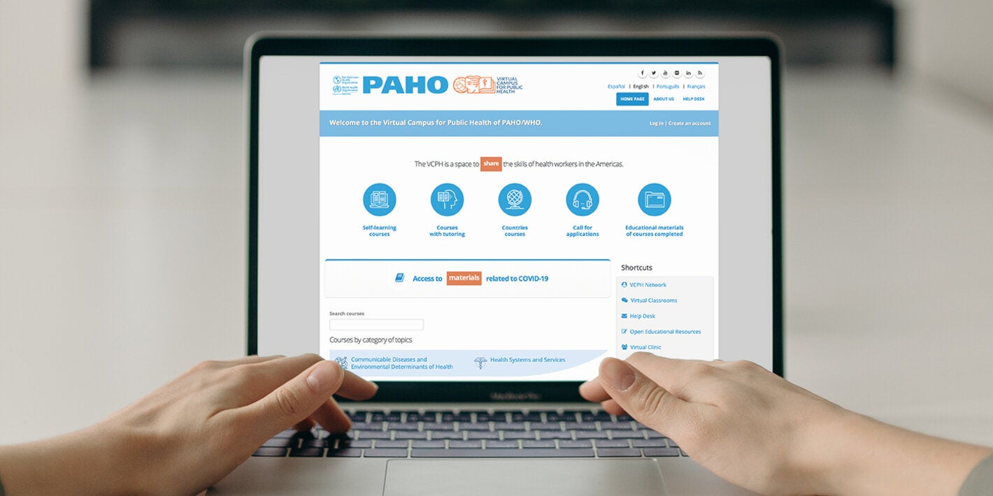 Portal de cursos virtuales de la OPS