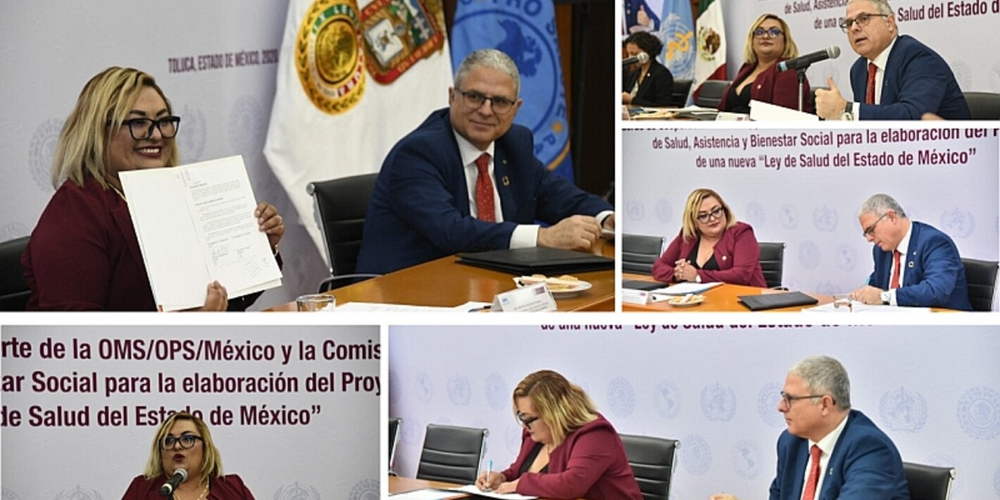 La Legislatura del Estado de México busca fortalecer su marco jurídico en salud con apoyo de OPS/OMS 