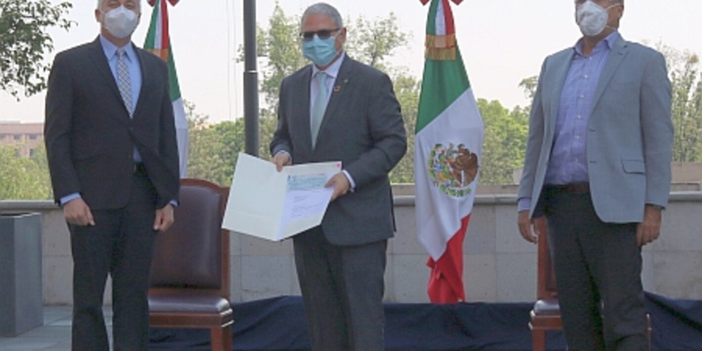 Cuerpo Diplomático acreditado en México apoya a OPS/OMS en la lucha contra la pandemia 