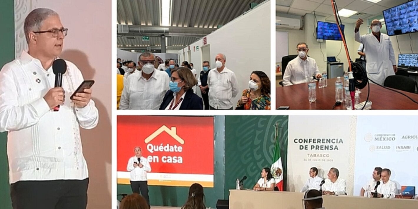 En Tabasco, OPS destaca que el enfoque en APS de las brigadas comunitarias permitirá salvar vidas y reducir la transmisión de persona a persona