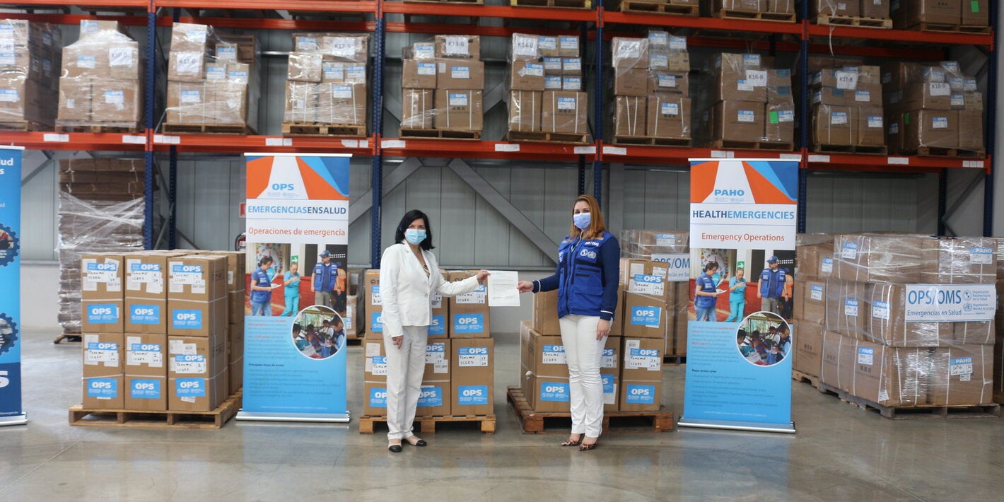 donacion de kits de muestra hisopado