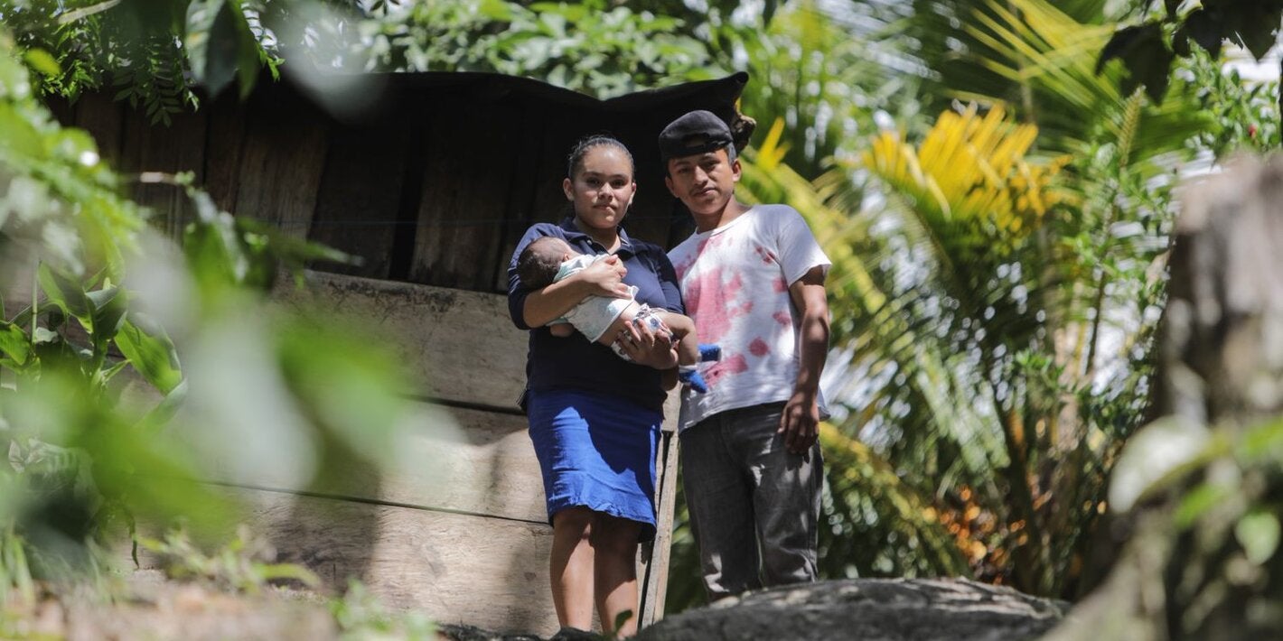 Madre adolescente Nicaragua 