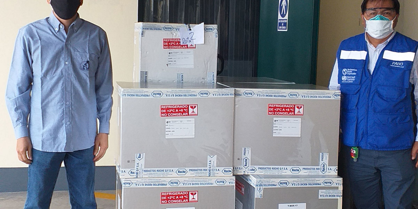 Donación de insumos para pruebas COVID