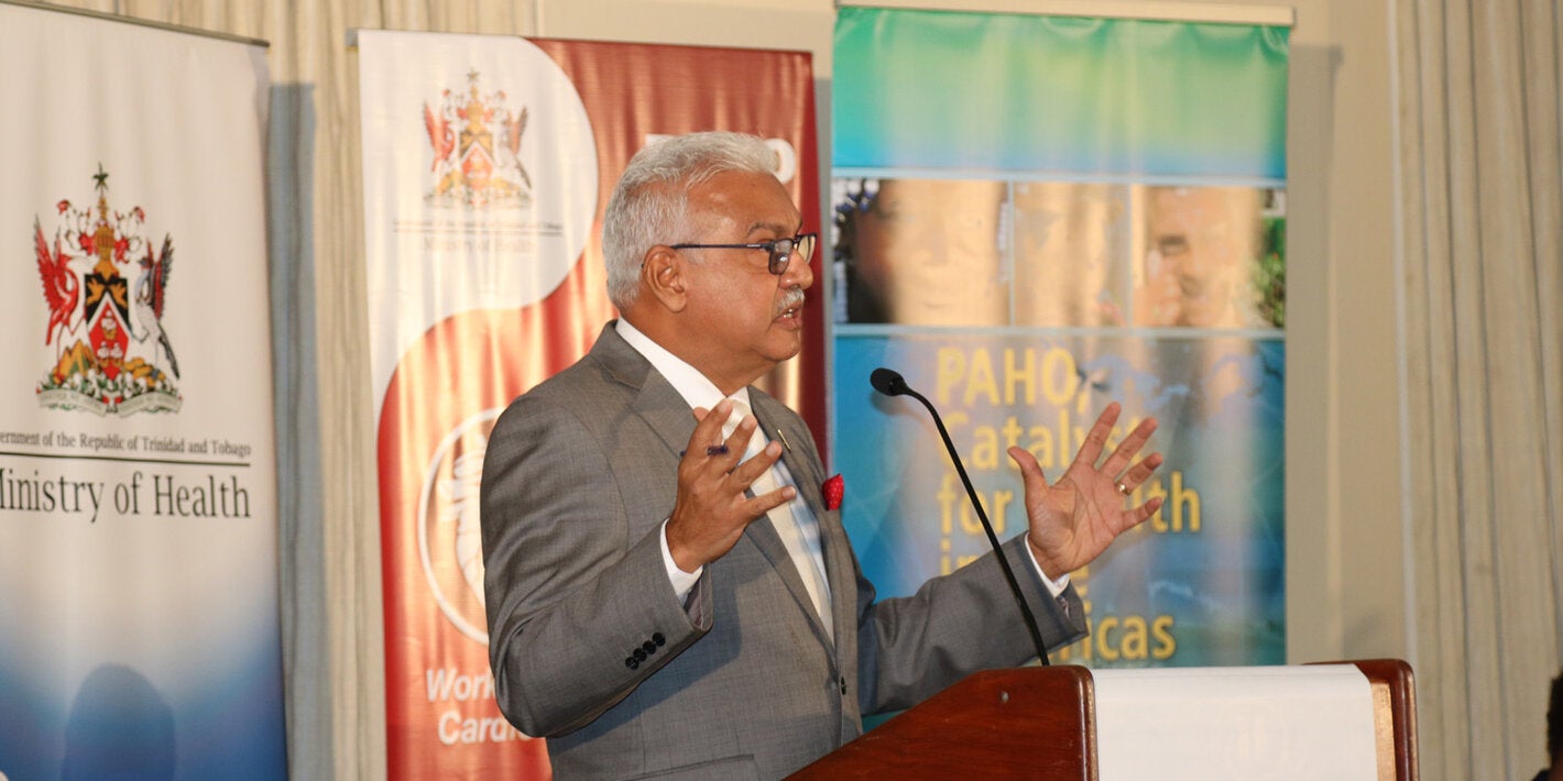 The Honourable Minister of Health, Terrence Deyalsingh