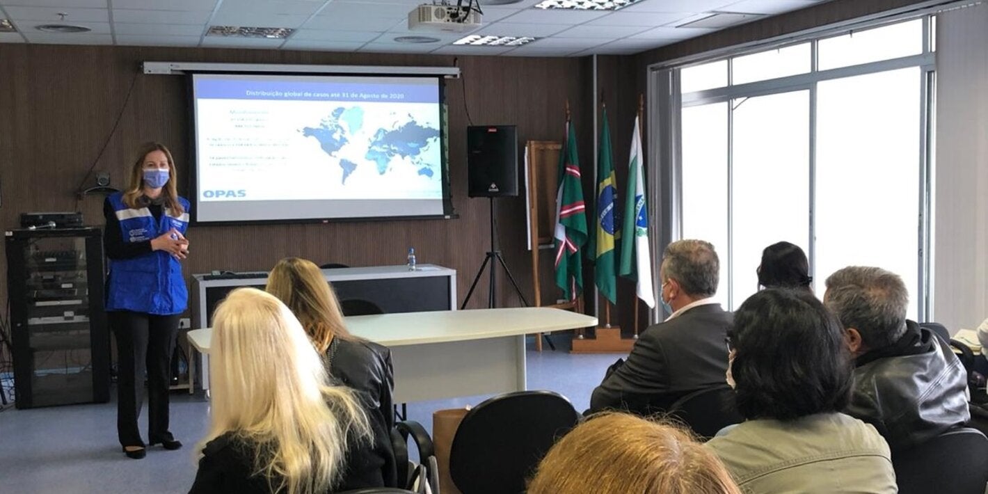 Equipe da OPAS faz missão em parceria com Secretaria de Saúde do estado do Paraná