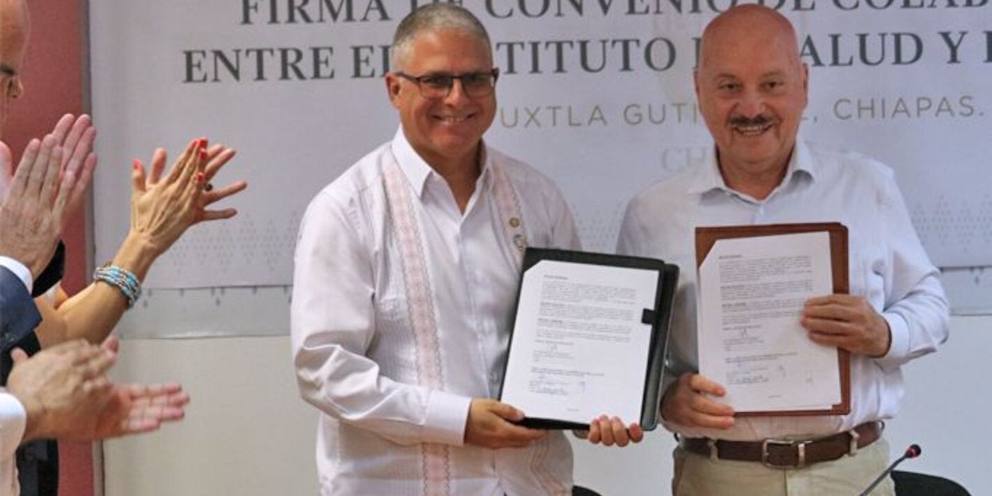 Chiapas y OPS firman convenio de colaboración bianual 