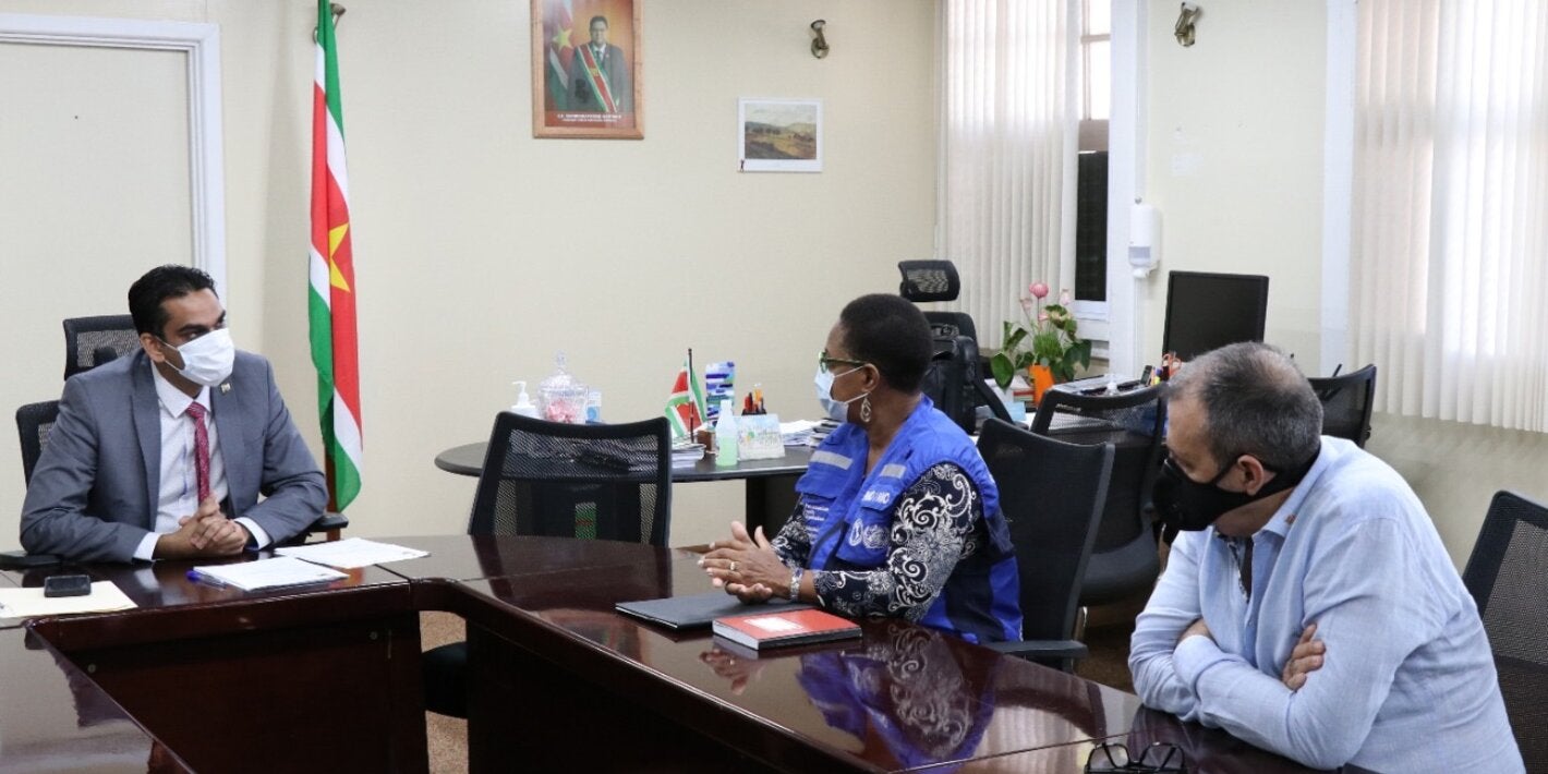 Discussions were held on the activities of PAHO financed by the Government of Canada in support of the National COVID-19 Response