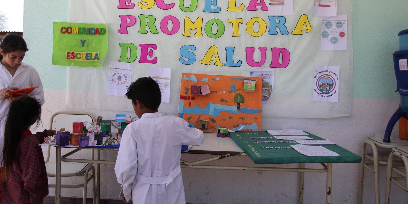 Escuela promotora de la salud en la provincia de Salta