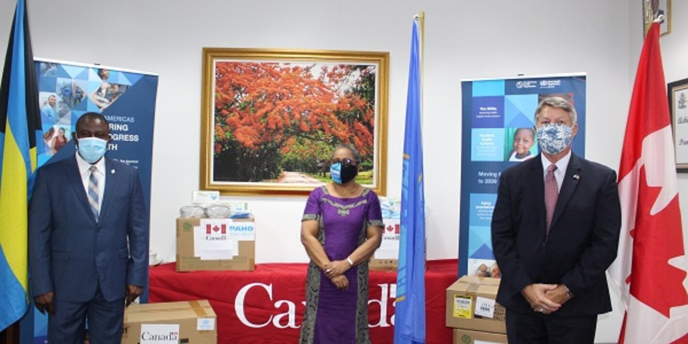 Canada supports PAHO Bahamas' fight against COVID 19